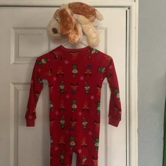 Bundle fleece Christmas PJ and plush animal puppet dog - Picture 5 of 11